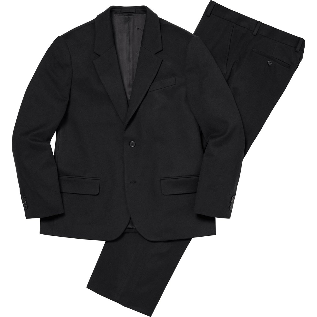 Details on Brushed Wool Suit Black from fall winter
                                                    2024 (Price is $798)