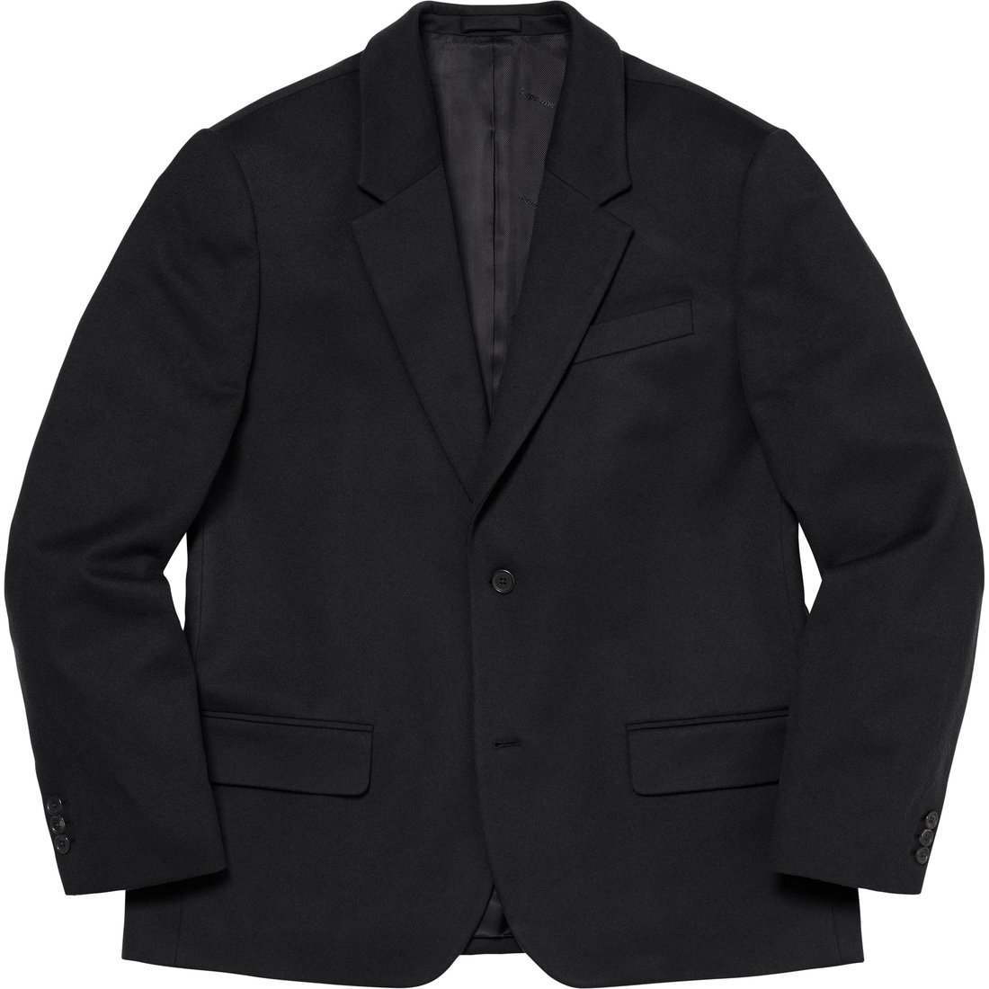 Details on Brushed Wool Suit Black from fall winter
                                                    2024 (Price is $798)