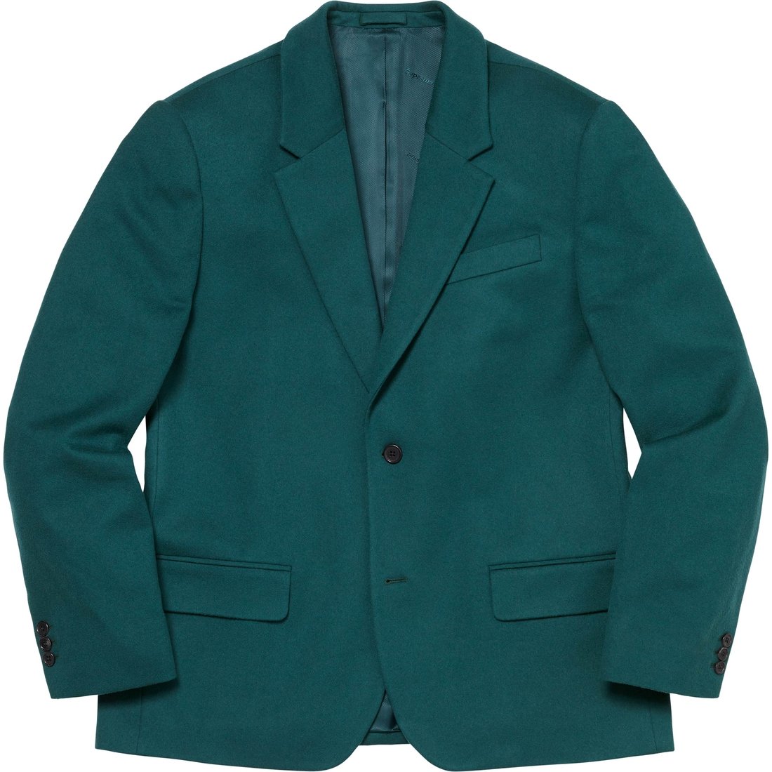 Details on Brushed Wool Suit Teal from fall winter
                                                    2024 (Price is $798)