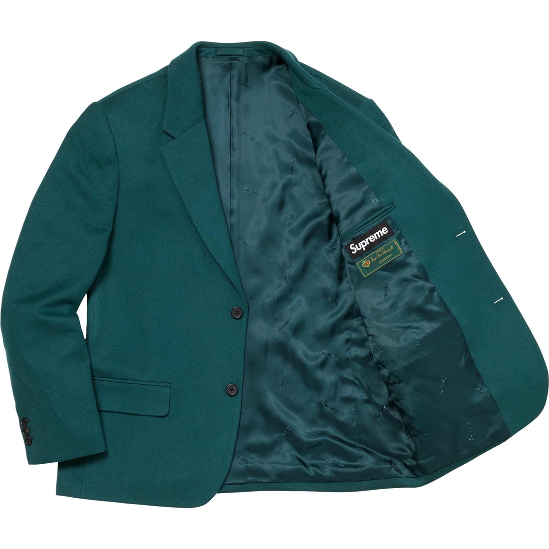 Details on Brushed Wool Suit Teal from fall winter
                                                    2024 (Price is $798)