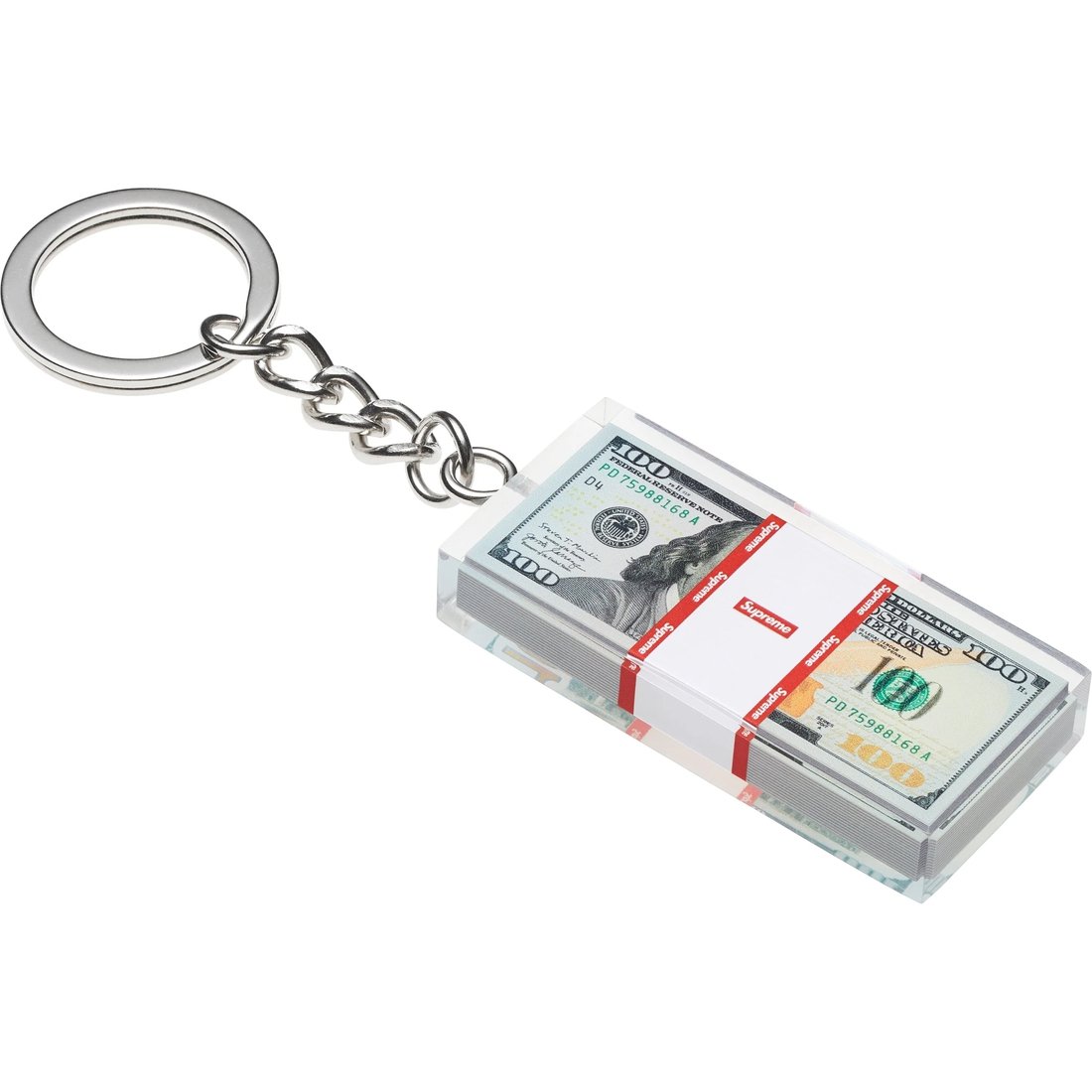 Details on Cash Paperweight Keychain Multicolor from fall winter
                                                    2024 (Price is $28)