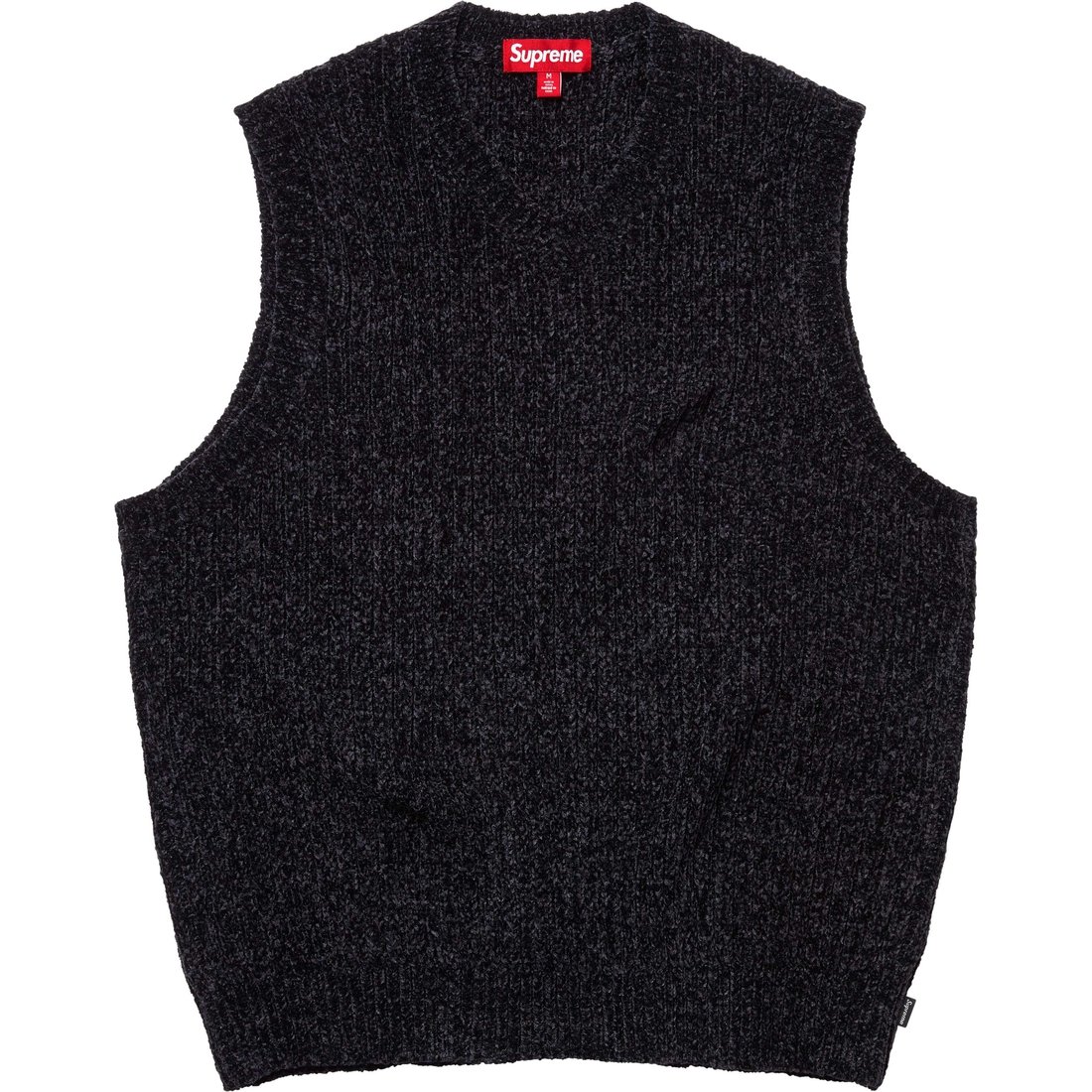 Details on Chenille Sweater Vest Black from fall winter
                                                    2024 (Price is $138)