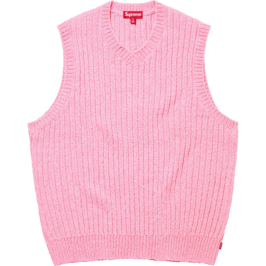 Details on Chenille Sweater Vest Pink from fall winter
                                                    2024 (Price is $138)