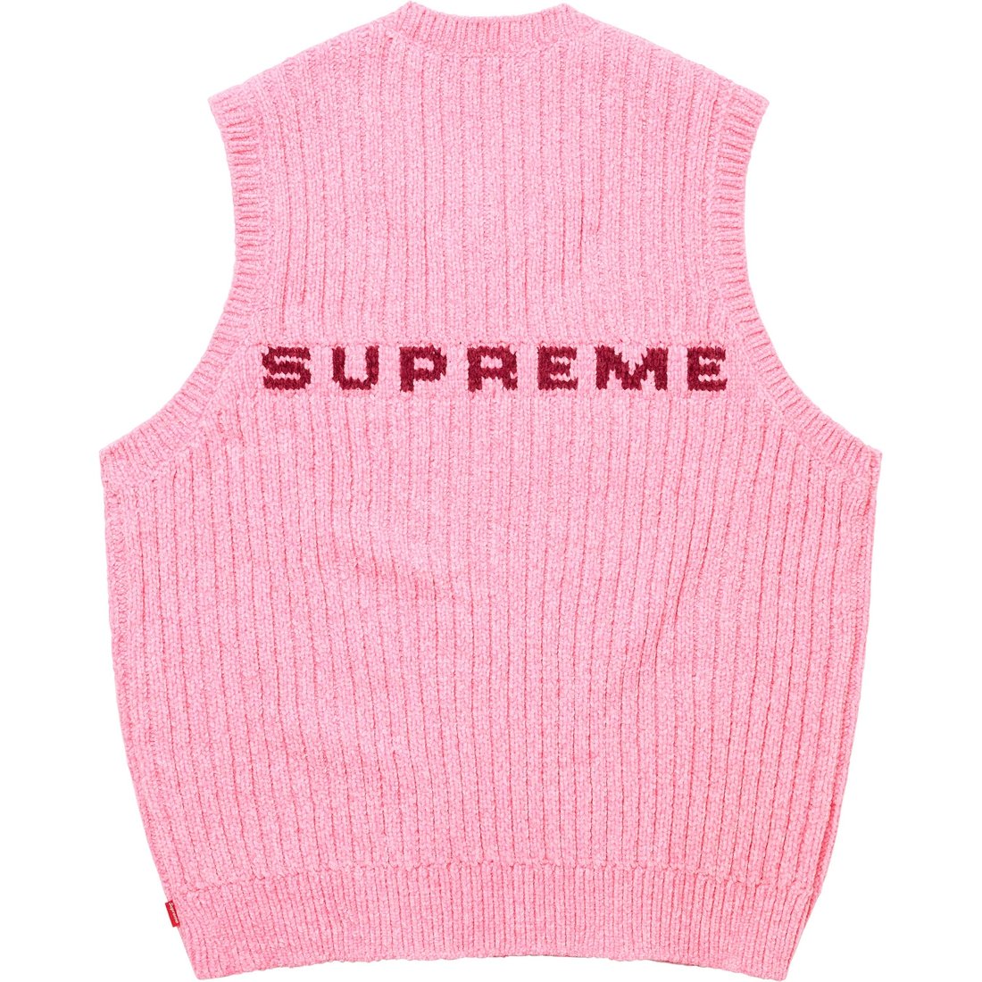 Details on Chenille Sweater Vest Pink from fall winter
                                                    2024 (Price is $138)