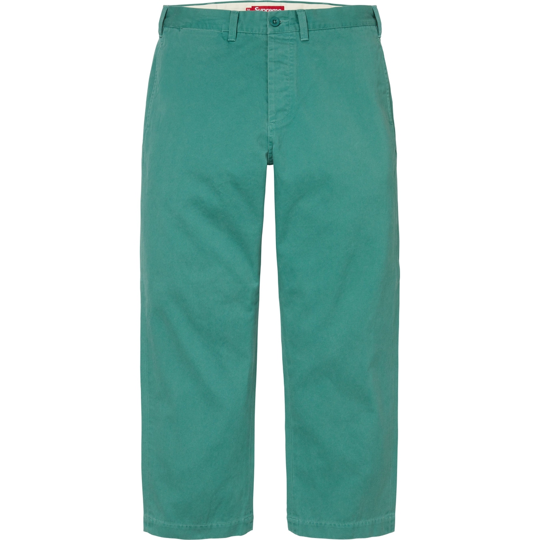 Details on Chino Pant Dark Mint from fall winter
                                                    2024 (Price is $158)