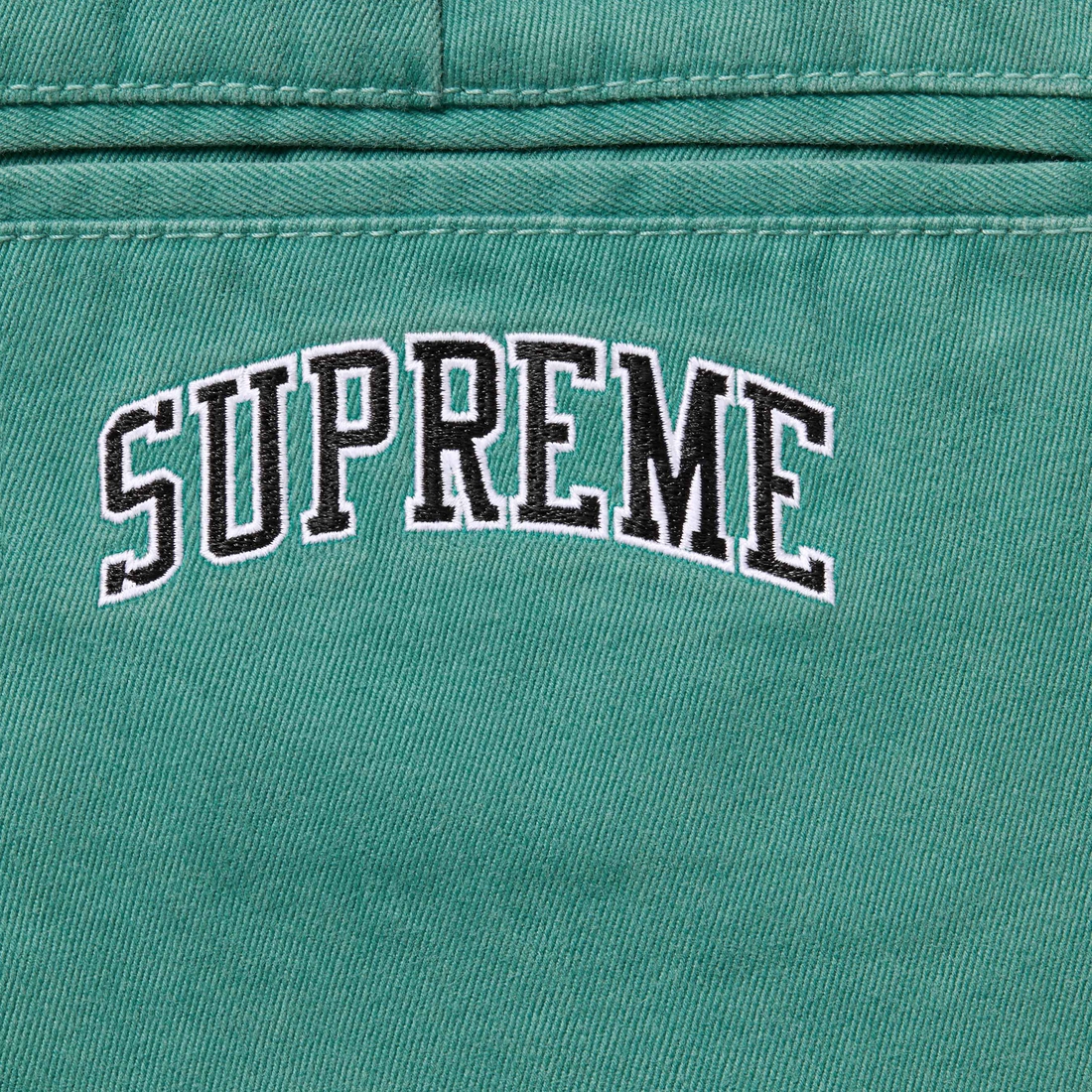 Details on Chino Pant Dark Mint from fall winter
                                                    2024 (Price is $158)