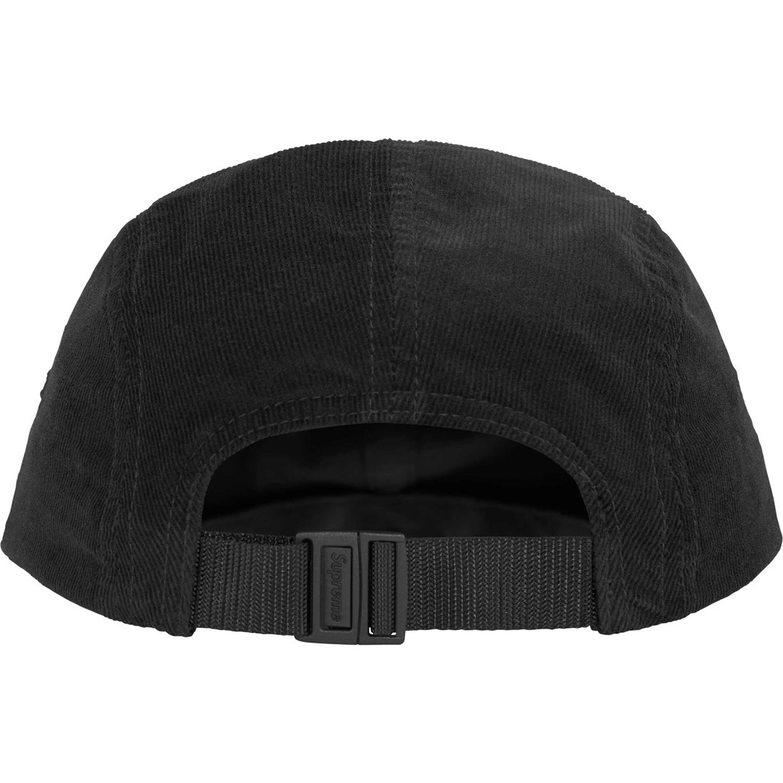 Details on Corduroy Pocket Camp Cap Black from fall winter
                                                    2024 (Price is $48)