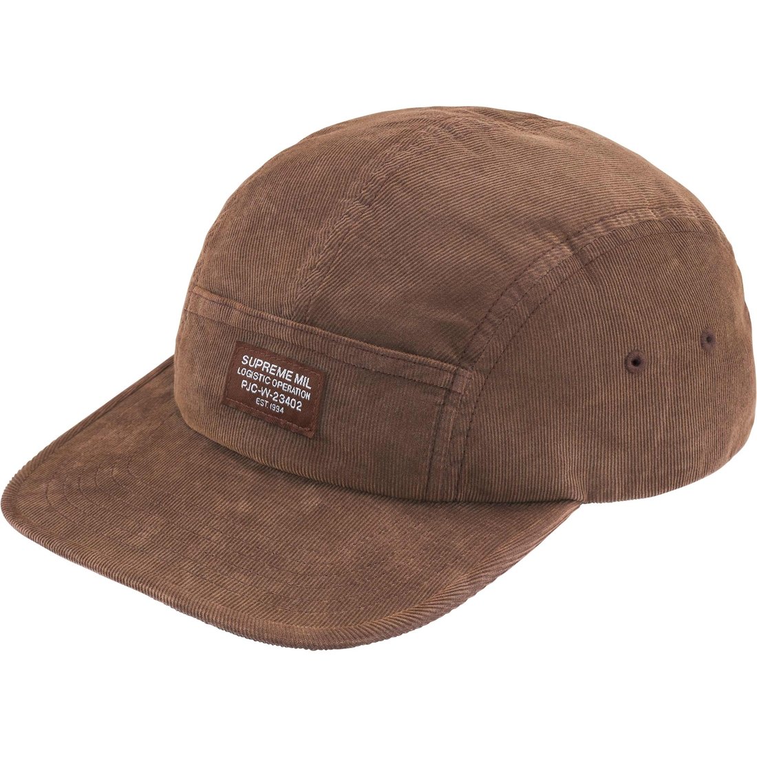 Details on Corduroy Pocket Camp Cap Brown from fall winter
                                                    2024 (Price is $48)