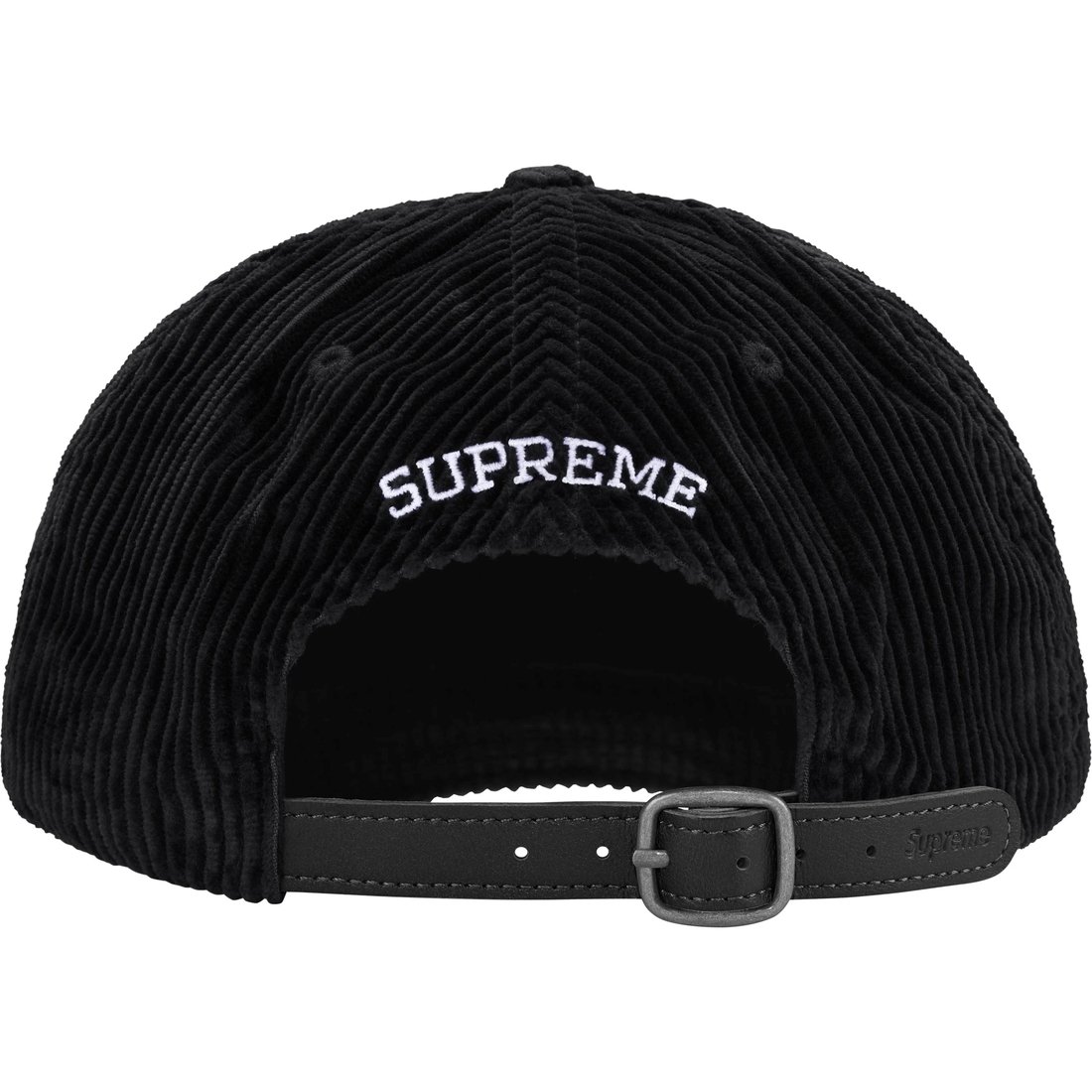 Details on Corduroy S Logo 6-Panel Black from fall winter
                                                    2024 (Price is $58)