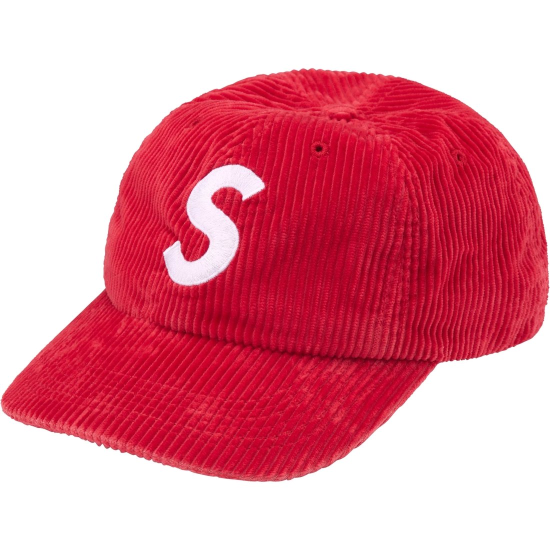 Details on Corduroy S Logo 6-Panel Bright Red from fall winter
                                                    2024 (Price is $58)