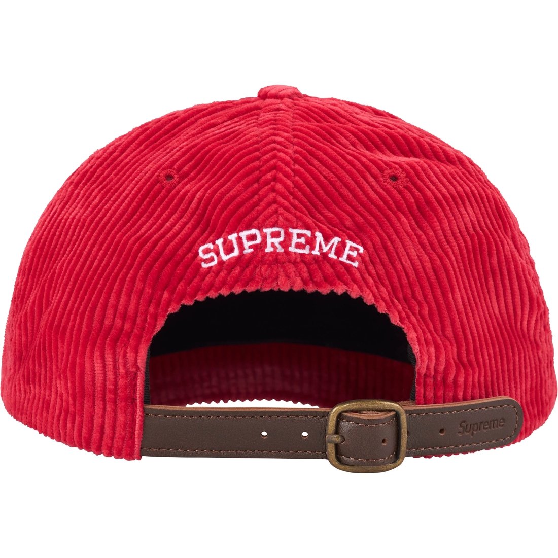 Details on Corduroy S Logo 6-Panel Bright Red from fall winter
                                                    2024 (Price is $58)