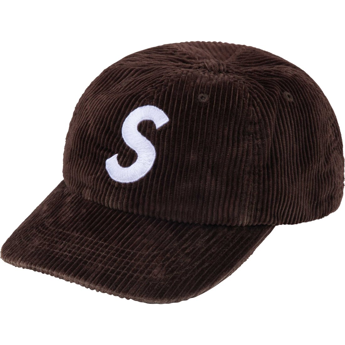 Details on Corduroy S Logo 6-Panel Dark Brown from fall winter
                                                    2024 (Price is $58)