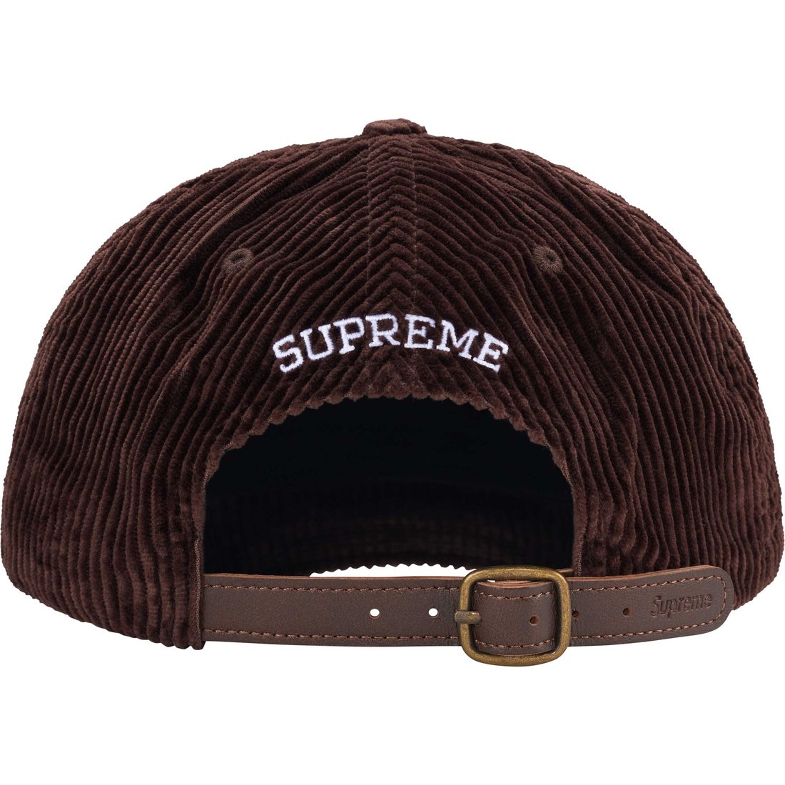 Details on Corduroy S Logo 6-Panel Dark Brown from fall winter
                                                    2024 (Price is $58)