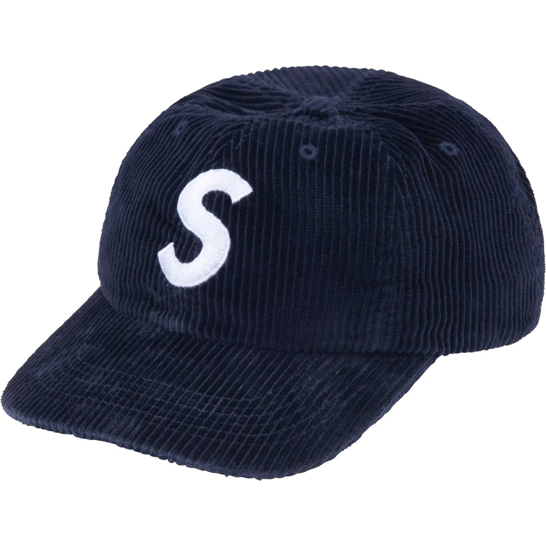 Details on Corduroy S Logo 6-Panel Navy from fall winter
                                                    2024 (Price is $58)