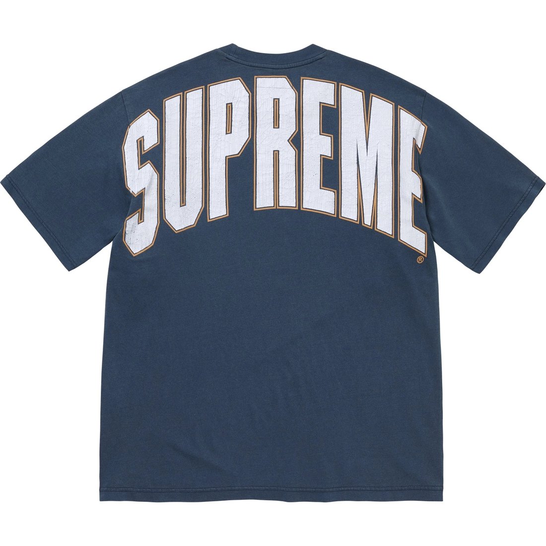 Details on Cracked Back Arc S S Top Navy from fall winter
                                                    2024 (Price is $78)