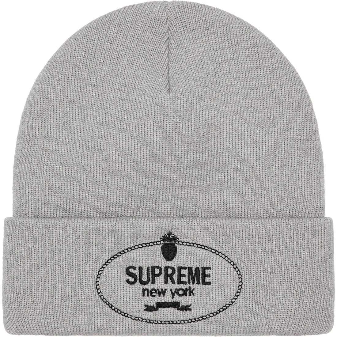 Details on Crest Beanie Grey from fall winter
                                                    2024 (Price is $40)