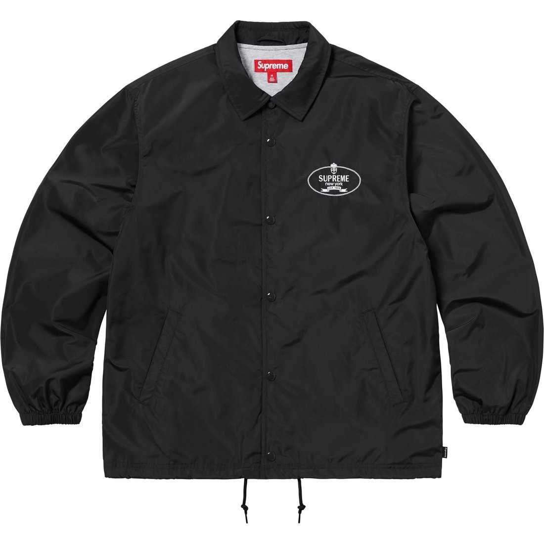 Details on Crest Coaches Jacket Black from fall winter
                                                    2024 (Price is $148)