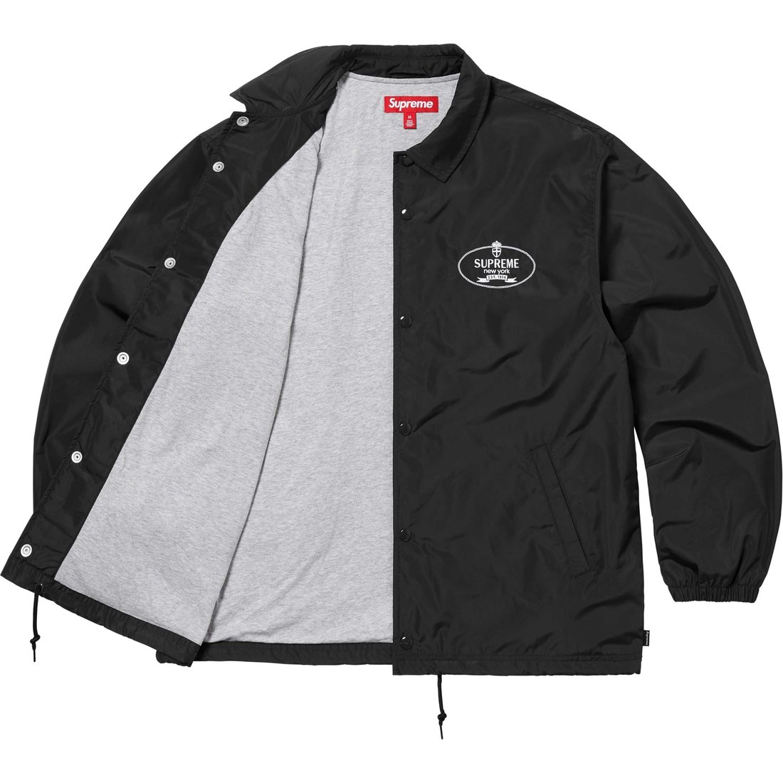 Details on Crest Coaches Jacket Black from fall winter
                                                    2024 (Price is $148)