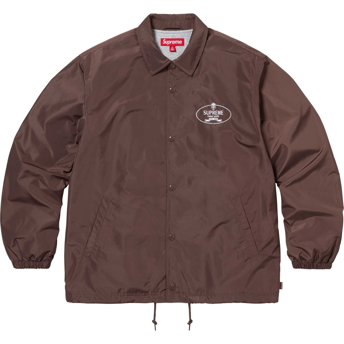 Details on Crest Coaches Jacket Brown from fall winter
                                                    2024 (Price is $148)