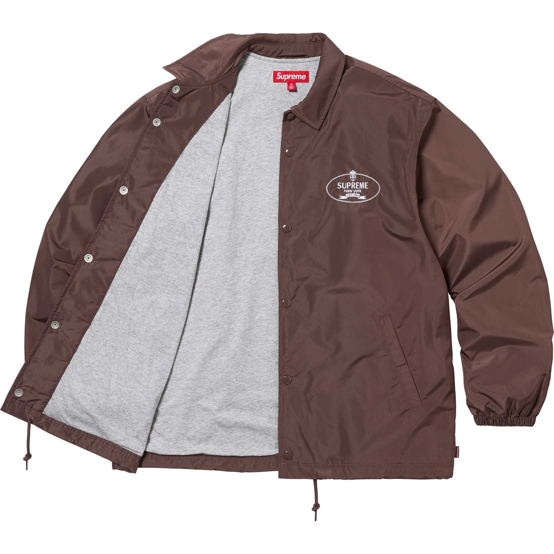 Details on Crest Coaches Jacket Brown from fall winter
                                                    2024 (Price is $148)