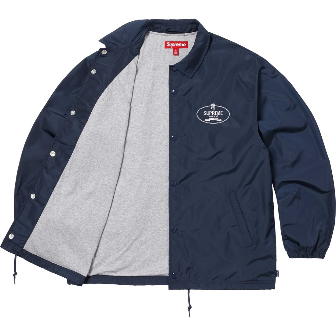 Details on Crest Coaches Jacket Navy from fall winter
                                                    2024 (Price is $148)