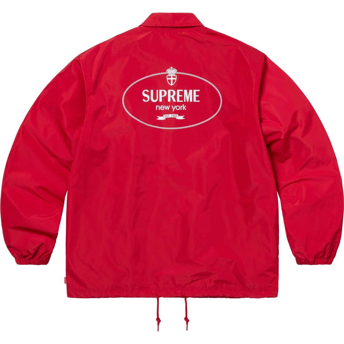 Details on Crest Coaches Jacket Red from fall winter
                                                    2024 (Price is $148)