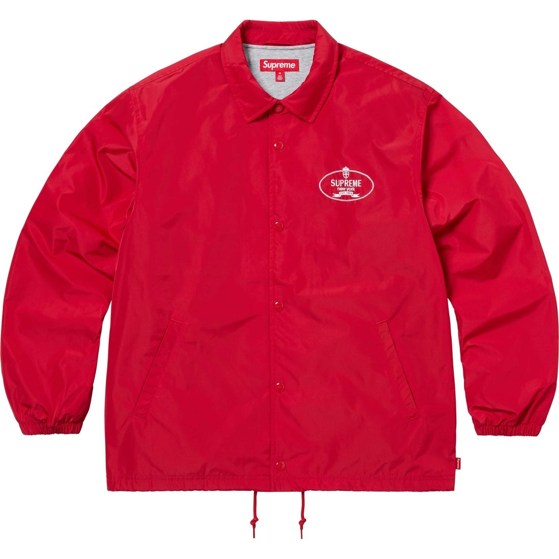 Details on Crest Coaches Jacket Red from fall winter
                                                    2024 (Price is $148)