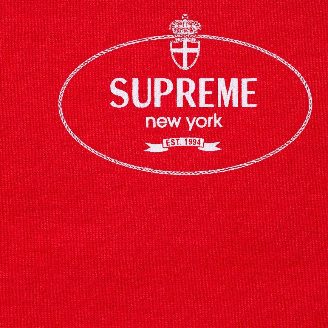 Details on Crest Crewneck Red from fall winter
                                                    2024 (Price is $148)