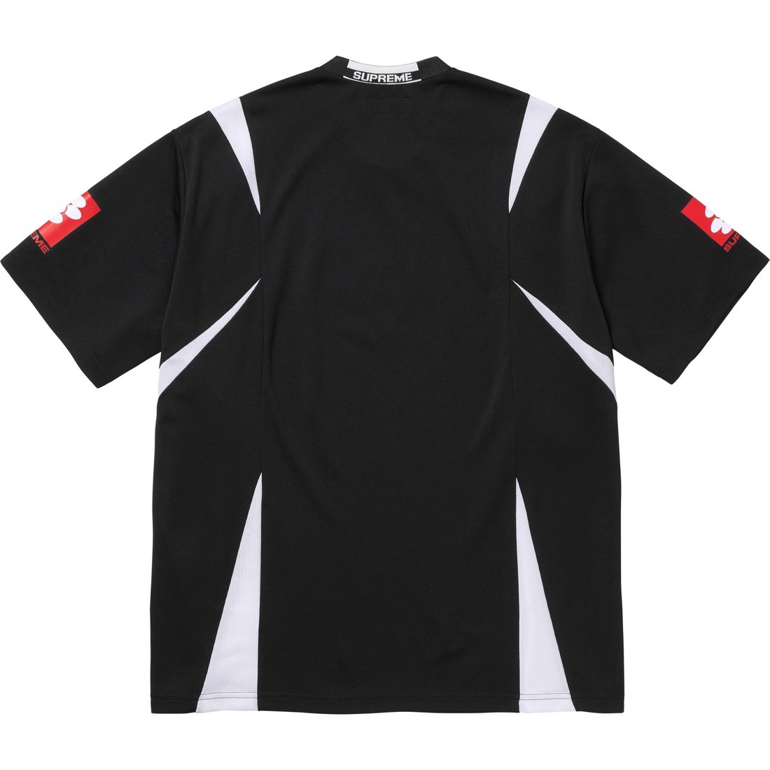 Details on Crest Soccer Jersey Black from fall winter
                                                    2024 (Price is $98)