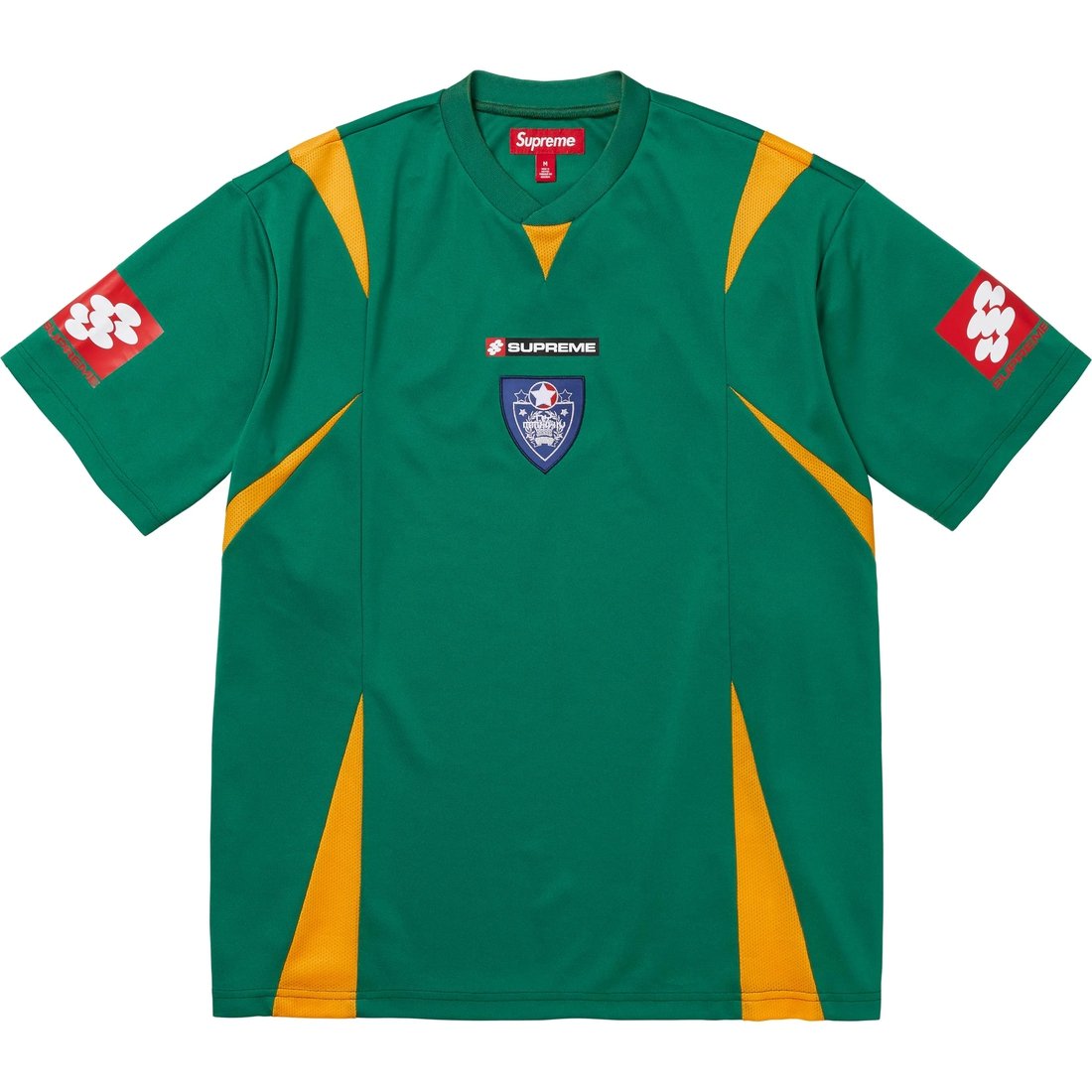 Details on Crest Soccer Jersey Green from fall winter
                                                    2024 (Price is $98)