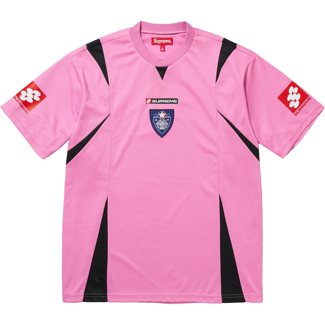 Details on Crest Soccer Jersey Pink from fall winter
                                                    2024 (Price is $98)