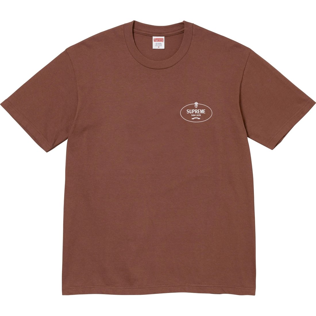 Details on Crest Tee Brown from fall winter
                                                    2024 (Price is $40)