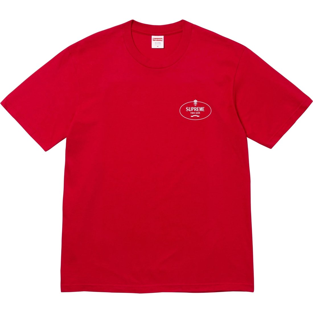 Details on Crest Tee Red from fall winter
                                                    2024 (Price is $40)