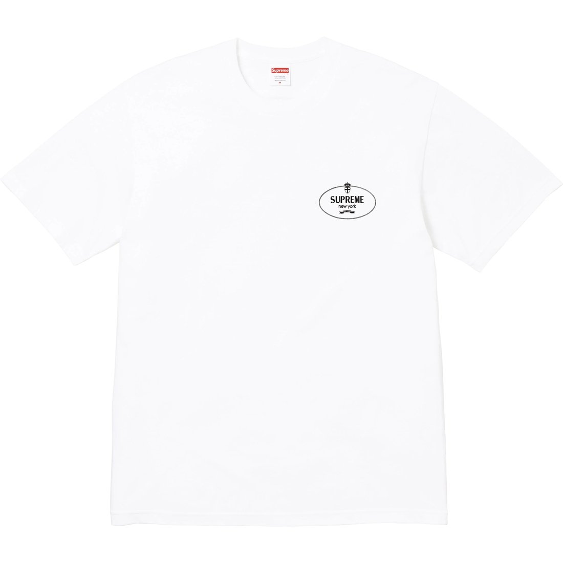 Details on Crest Tee White from fall winter
                                                    2024 (Price is $40)