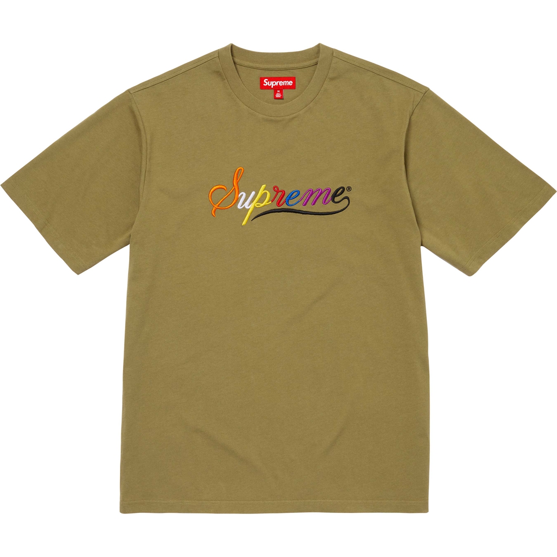 Details on Cursive S S Top Dusty Olive from fall winter
                                                    2024 (Price is $78)