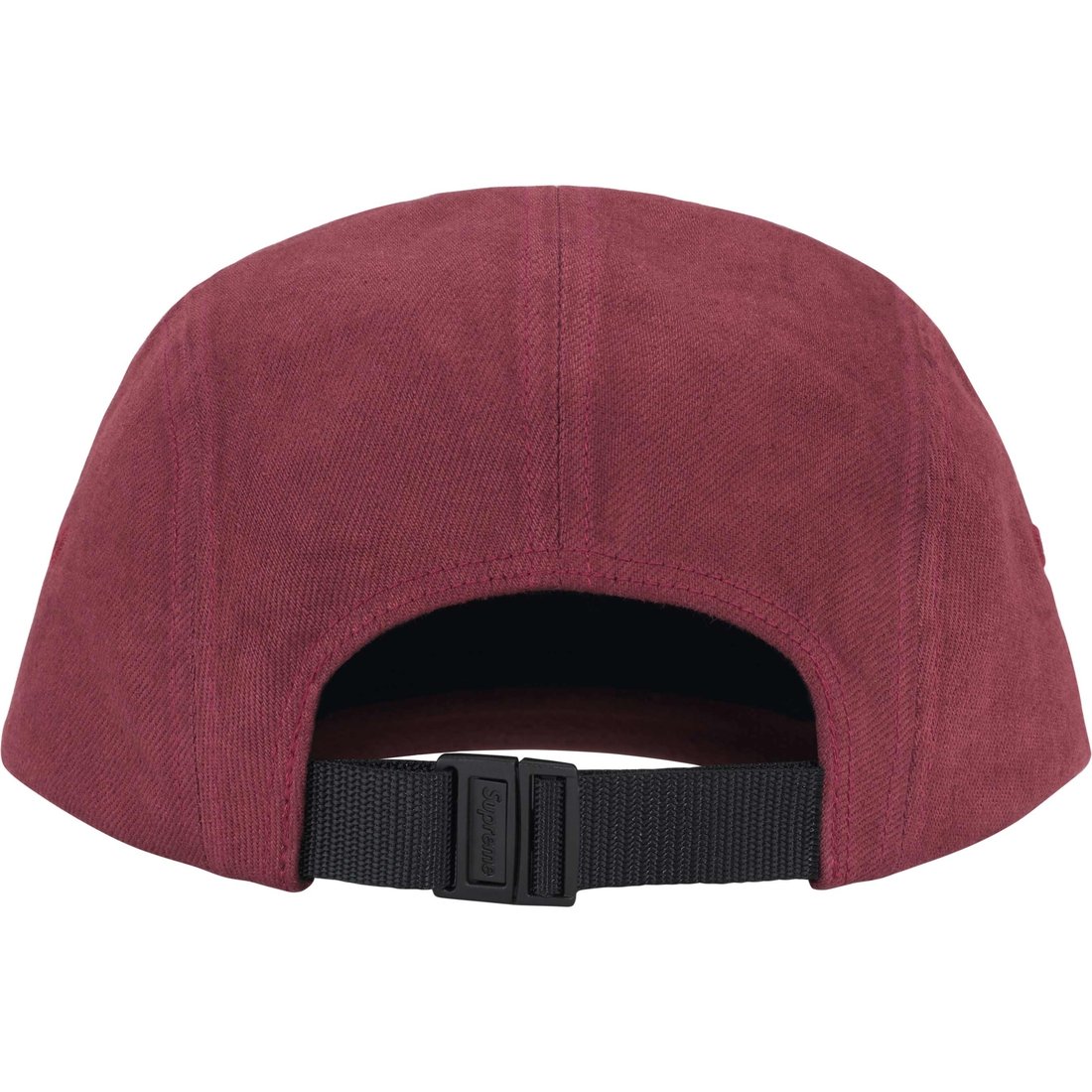 Details on Denim Camp Cap Red from fall winter
                                                    2024 (Price is $48)