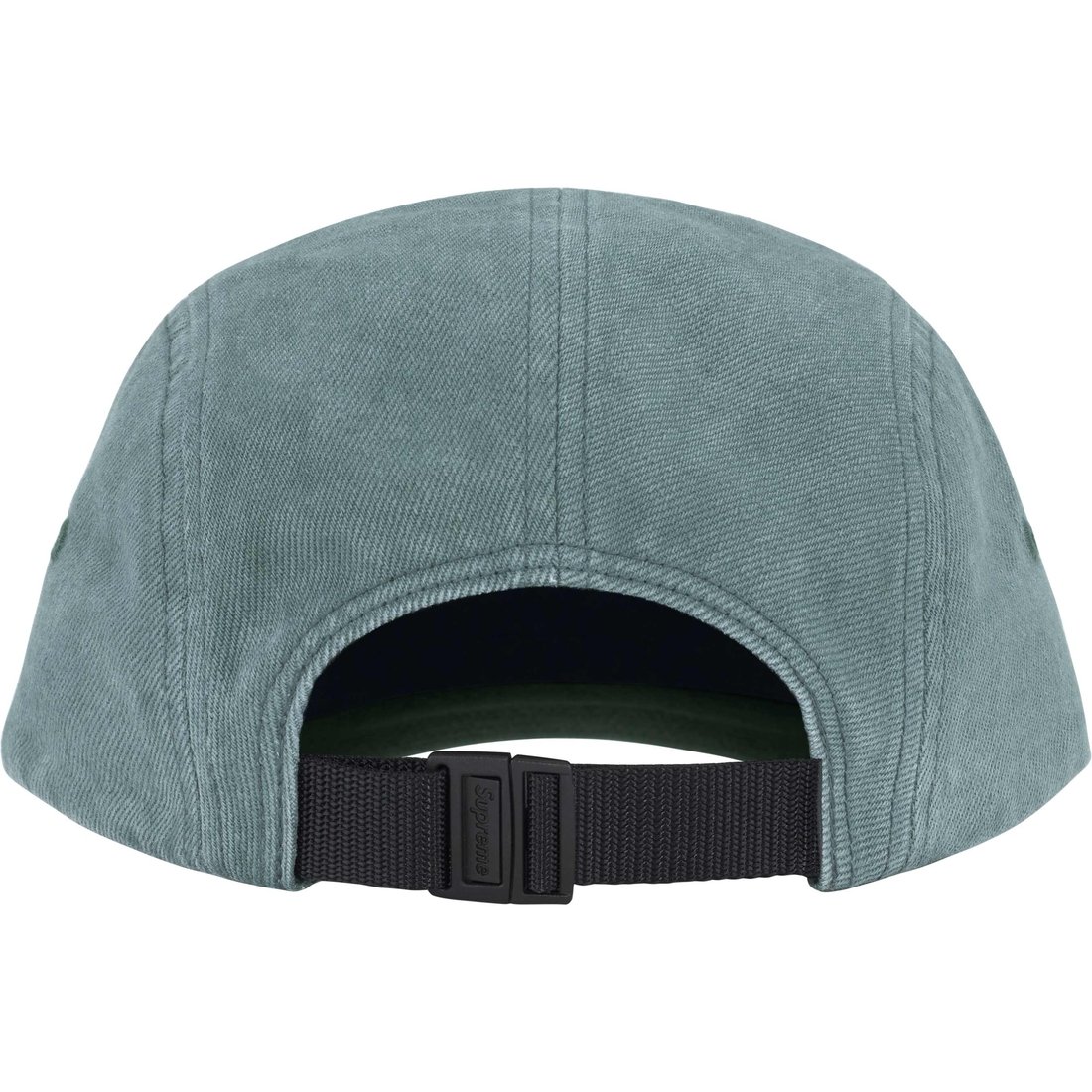 Details on Denim Camp Cap Teal from fall winter
                                                    2024 (Price is $48)