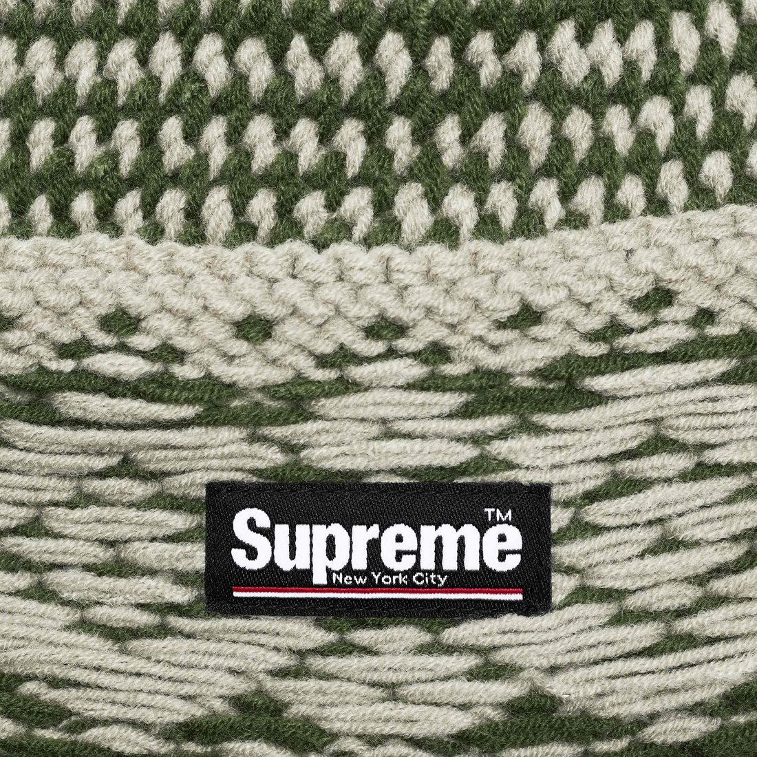 Details on Diamond Beanie Green from fall winter
                                                    2024 (Price is $40)