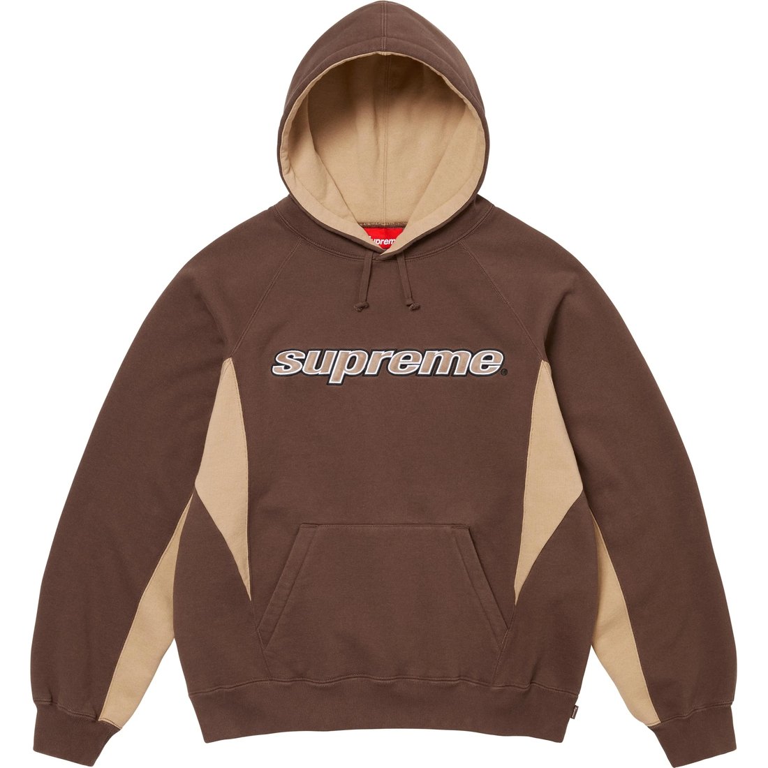 Details on Division Hooded Sweatshirt Brown from fall winter
                                                    2024 (Price is $168)