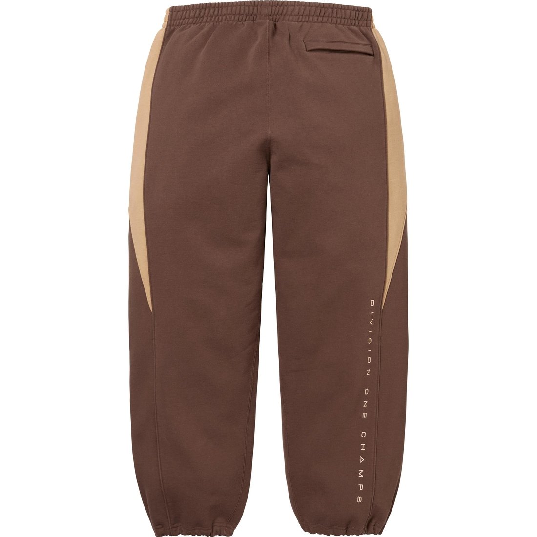 Details on Division Sweatpant Brown from fall winter
                                                    2024 (Price is $168)