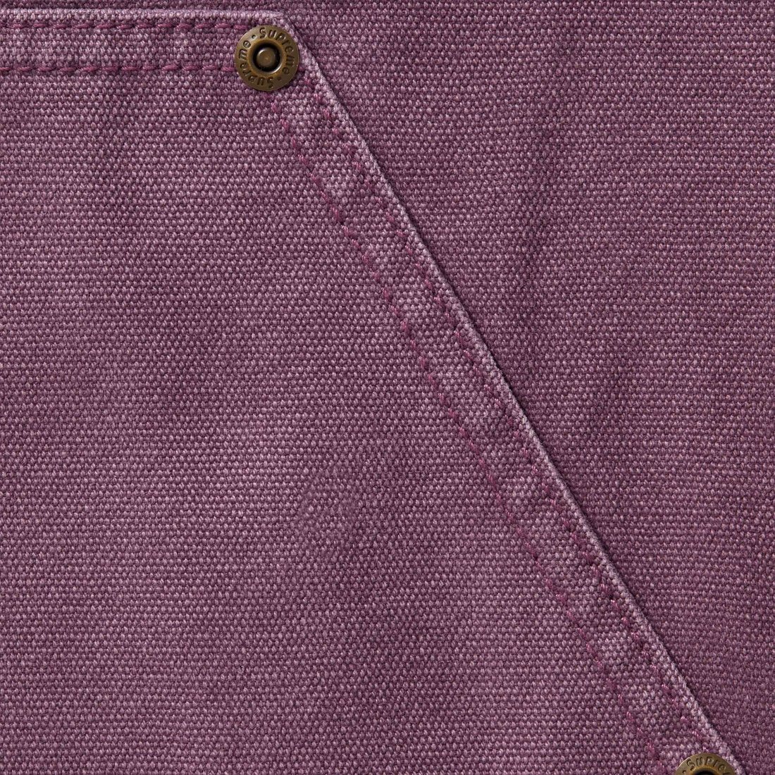 Details on Double Knee Painter Pant Dusty Purple from fall winter
                                                    2024 (Price is $178)