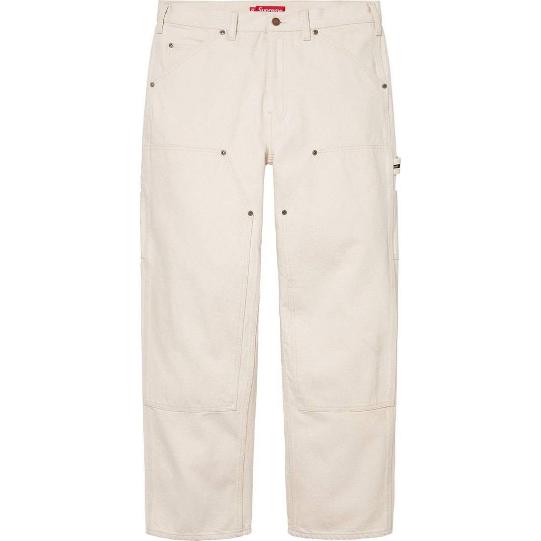 Details on Double Knee Painter Pant Natural from fall winter
                                                    2024 (Price is $178)