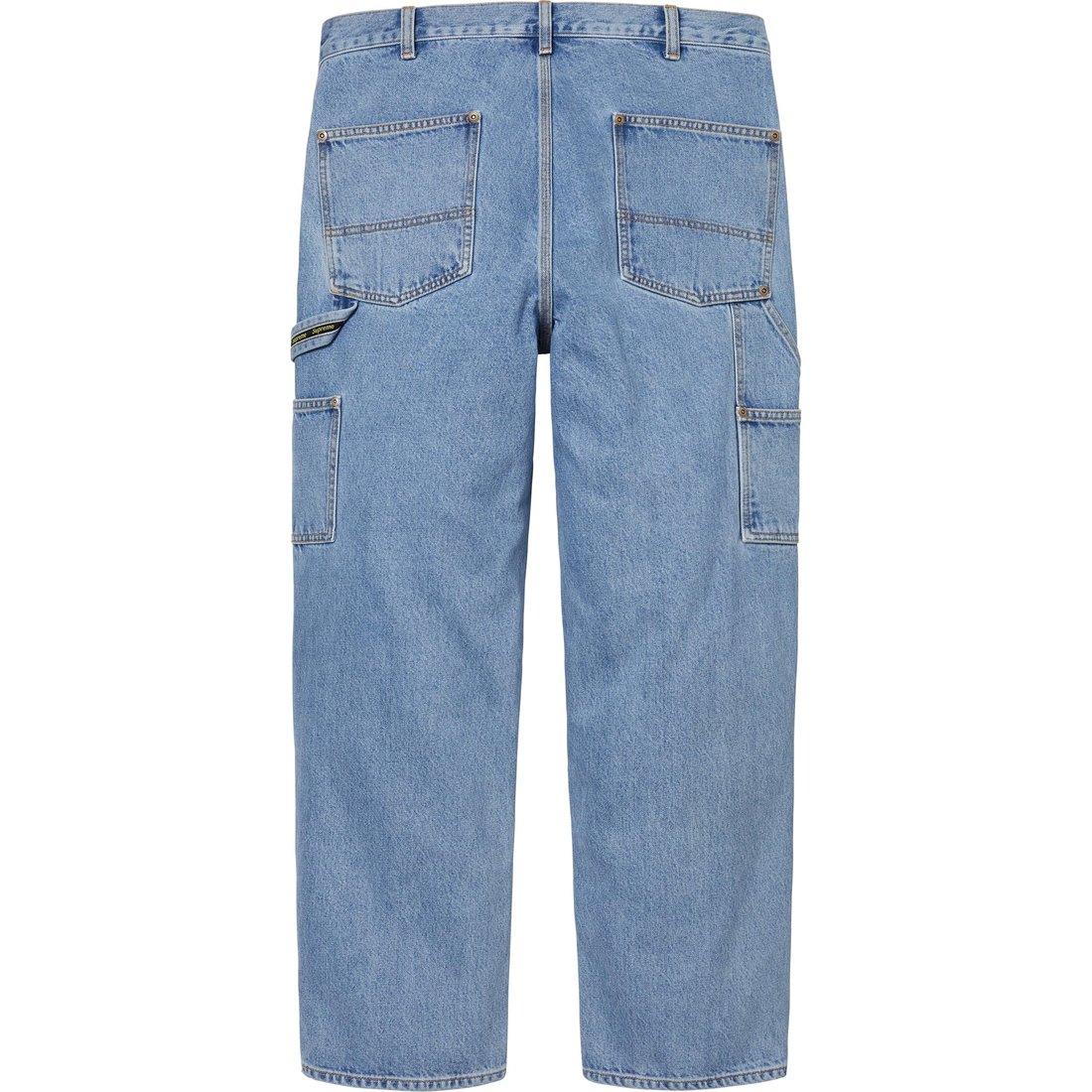 Details on Double Knee Painter Pant Washed Indigo from fall winter
                                                    2024 (Price is $178)