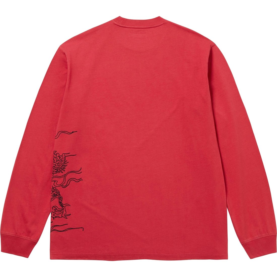 Details on Dragon Embroidered L S Top Red from fall winter
                                                    2024 (Price is $98)