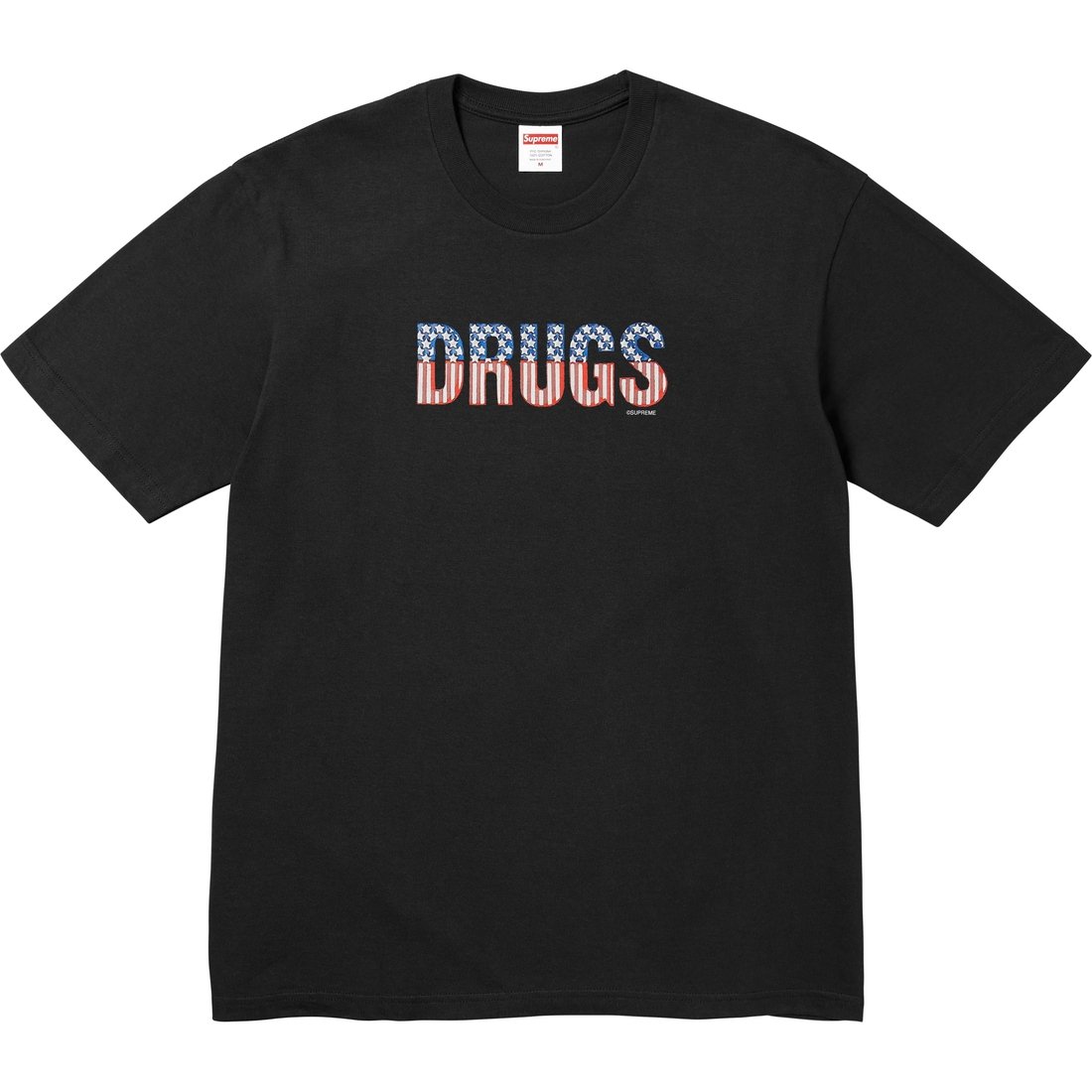 Details on Drugs Tee Black from fall winter
                                                    2024 (Price is $40)