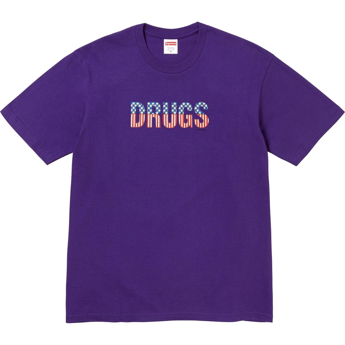 Details on Drugs Tee Purple from fall winter
                                                    2024 (Price is $40)