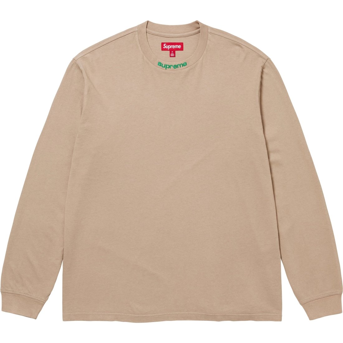 Details on Embroidered Collar L S Top Tan from fall winter
                                                    2024 (Price is $88)