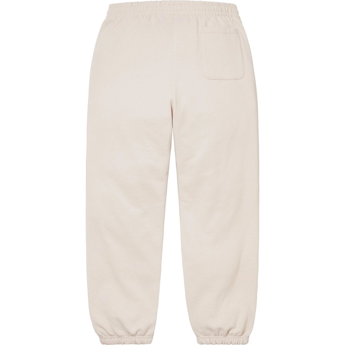 Details on Embroidered Script Sweatpant Stone from fall winter
                                                    2024 (Price is $148)