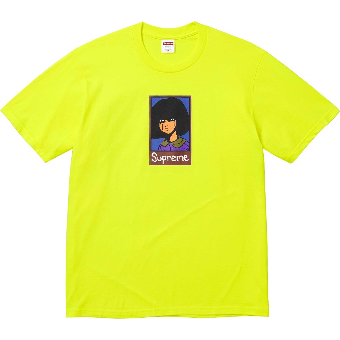 Details on Emo Tee Fluorescent Yellow from fall winter
                                                    2024 (Price is $40)