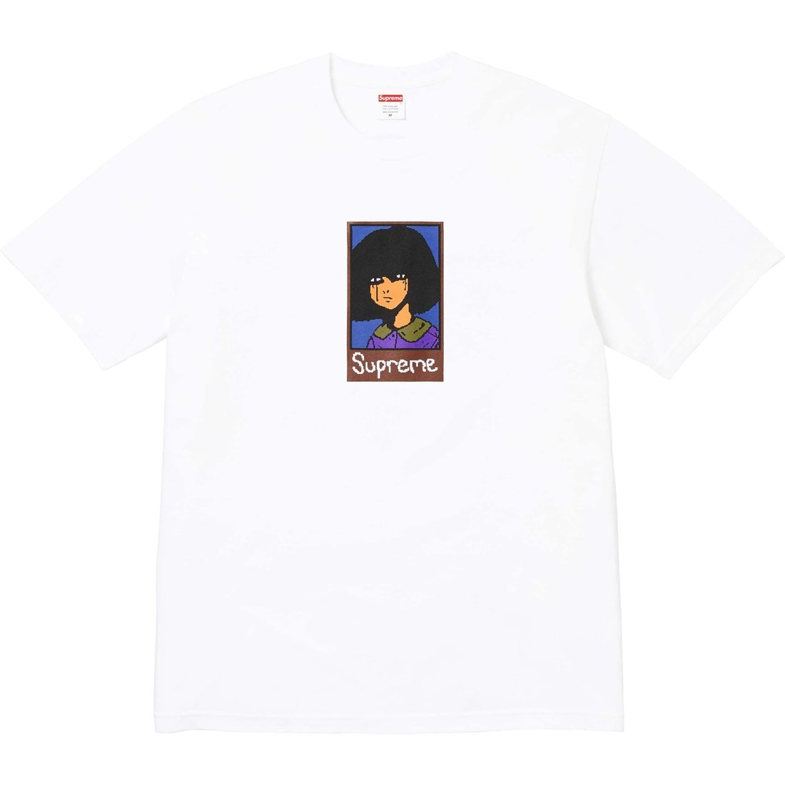 Details on Emo Tee White from fall winter
                                                    2024 (Price is $40)